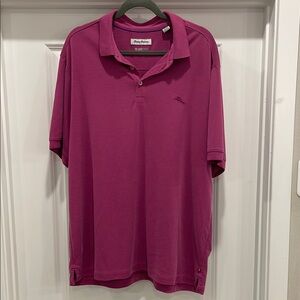 Tommy Bahama Men's Purple Polo Shirt